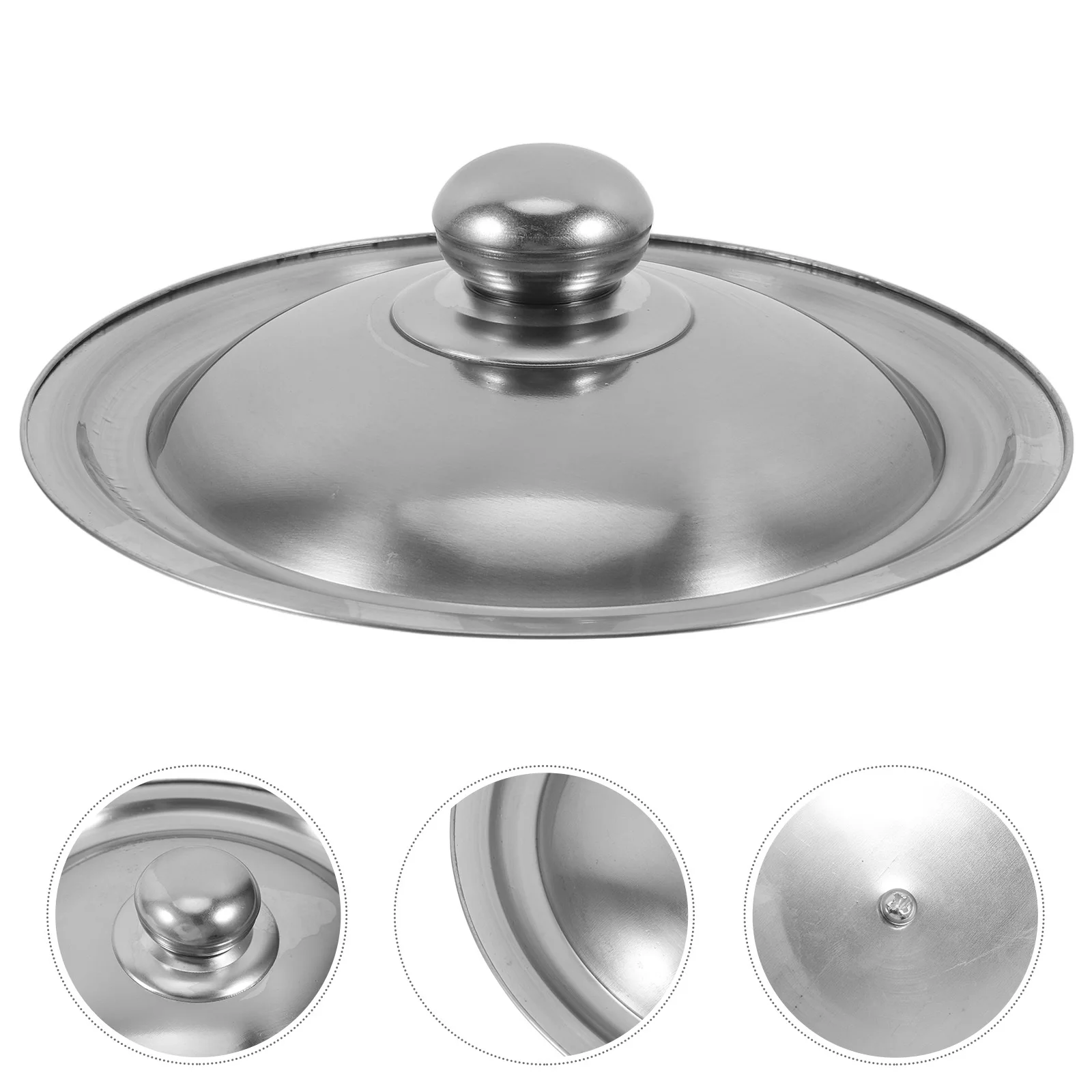 

Круглая крышка кастрюли из нержавеющей стали 20 см