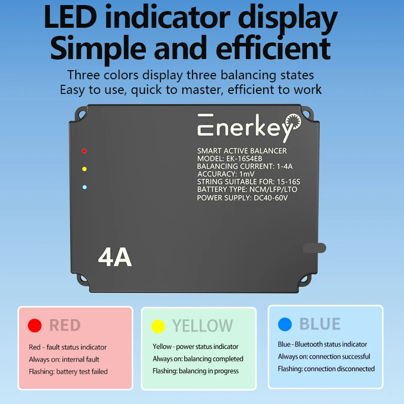 Литий-ионная батарея EnerKey 2-4A Smart Active Balancer2S~16S