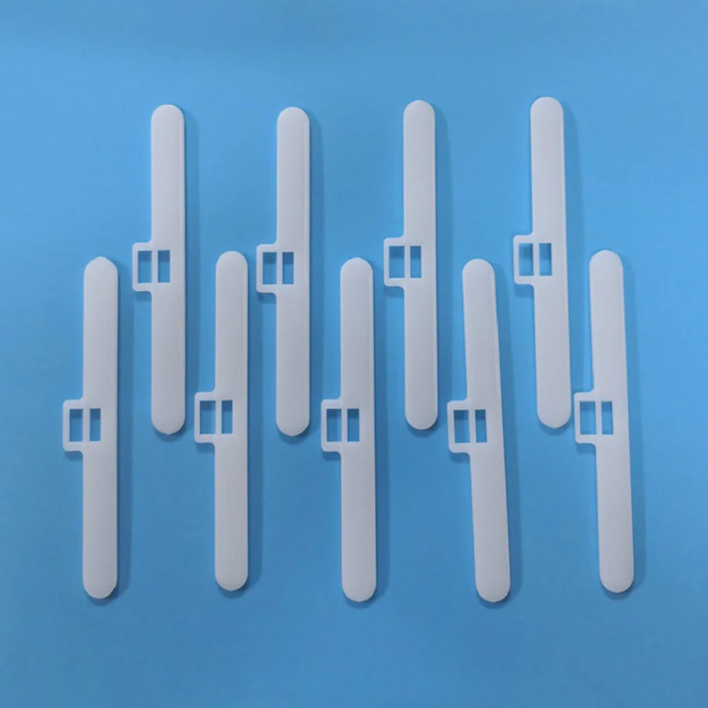 

30 Pcs Tool Stand Vertical Blind Slat Repair Reinforcement Hangers Window Curtain White Plastic Top Holders Blinds