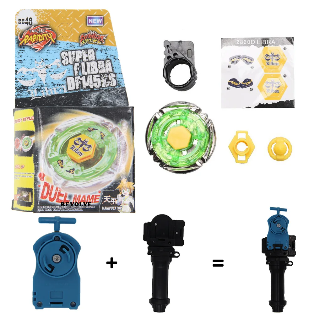 Фото B-X TOUPIE BURST BEYBLADE wyvron Lightning L-Drago 100HF BB43 с рукояткой + синяя леска для запуска №3