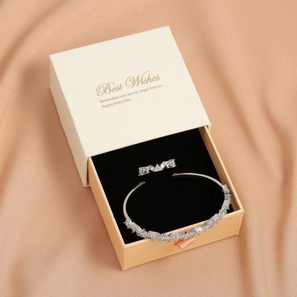 UILZ 2 шт. роскошные темпераментные украшения C-образной формы для женщин