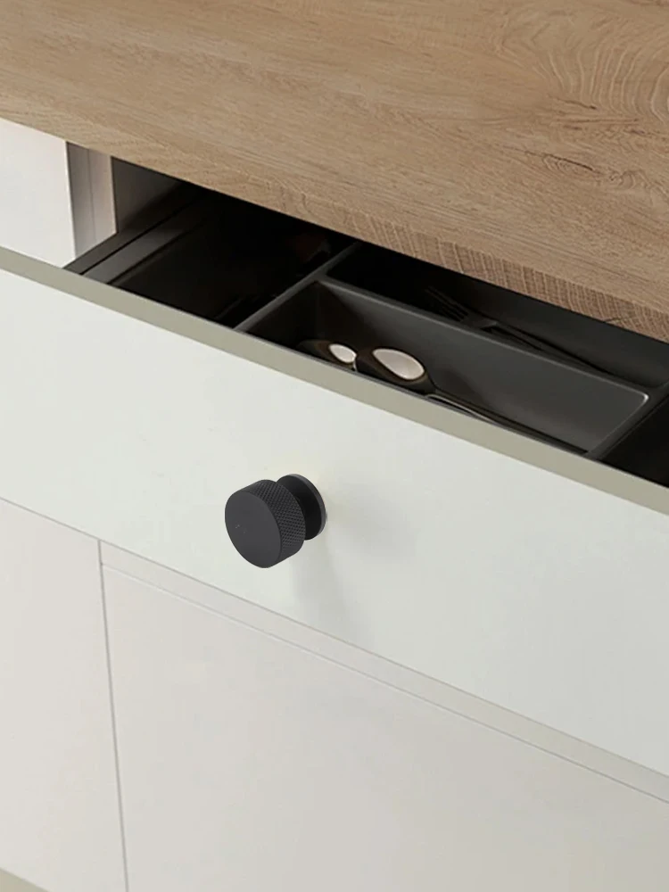 10 шт. ручки для шкафа ящиков с одним отверстием кухонного накаткой дверные и