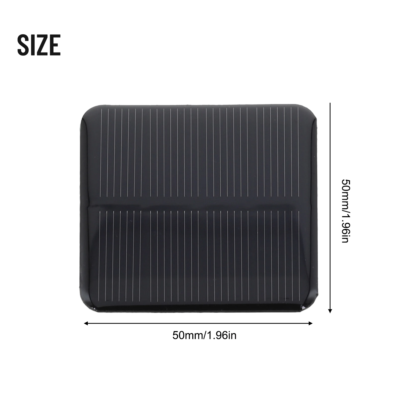 Фотогальваническая панель Солнечная зарядная 50*50*2 6 мм для 1 2 в Ni MH батарей