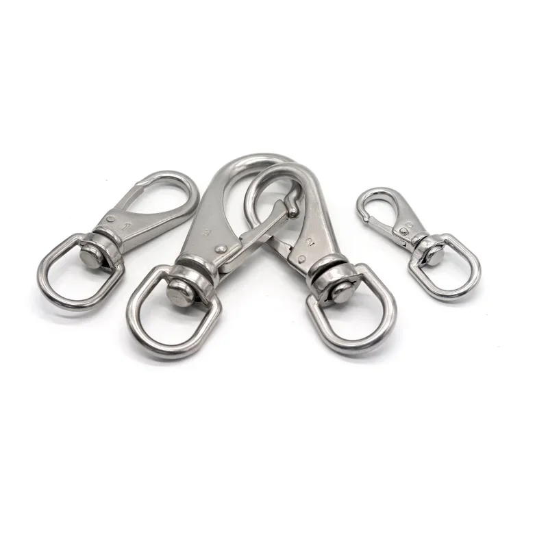 Универсальный крючок из нержавеющей стали вращающийся пружинная пряжка для