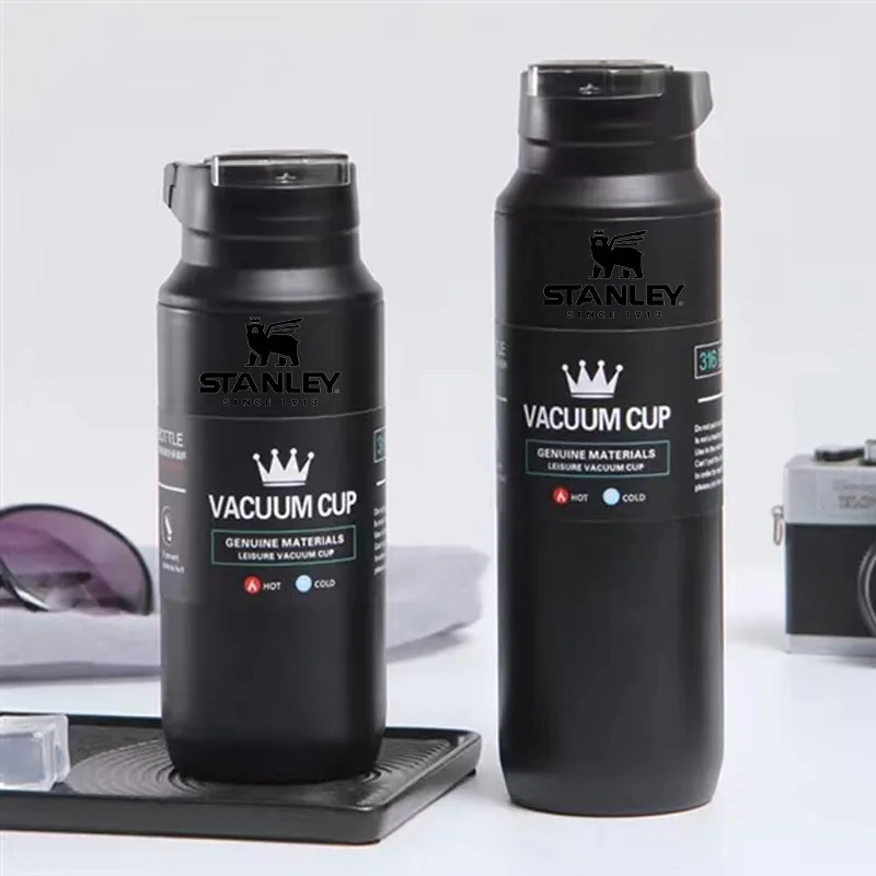 

Original Stanley Cup Stainless Steel Thermal Water Bottle Double Wall Thermos Flask Mug Cup Vacuum Insulated Thermal Tumbler