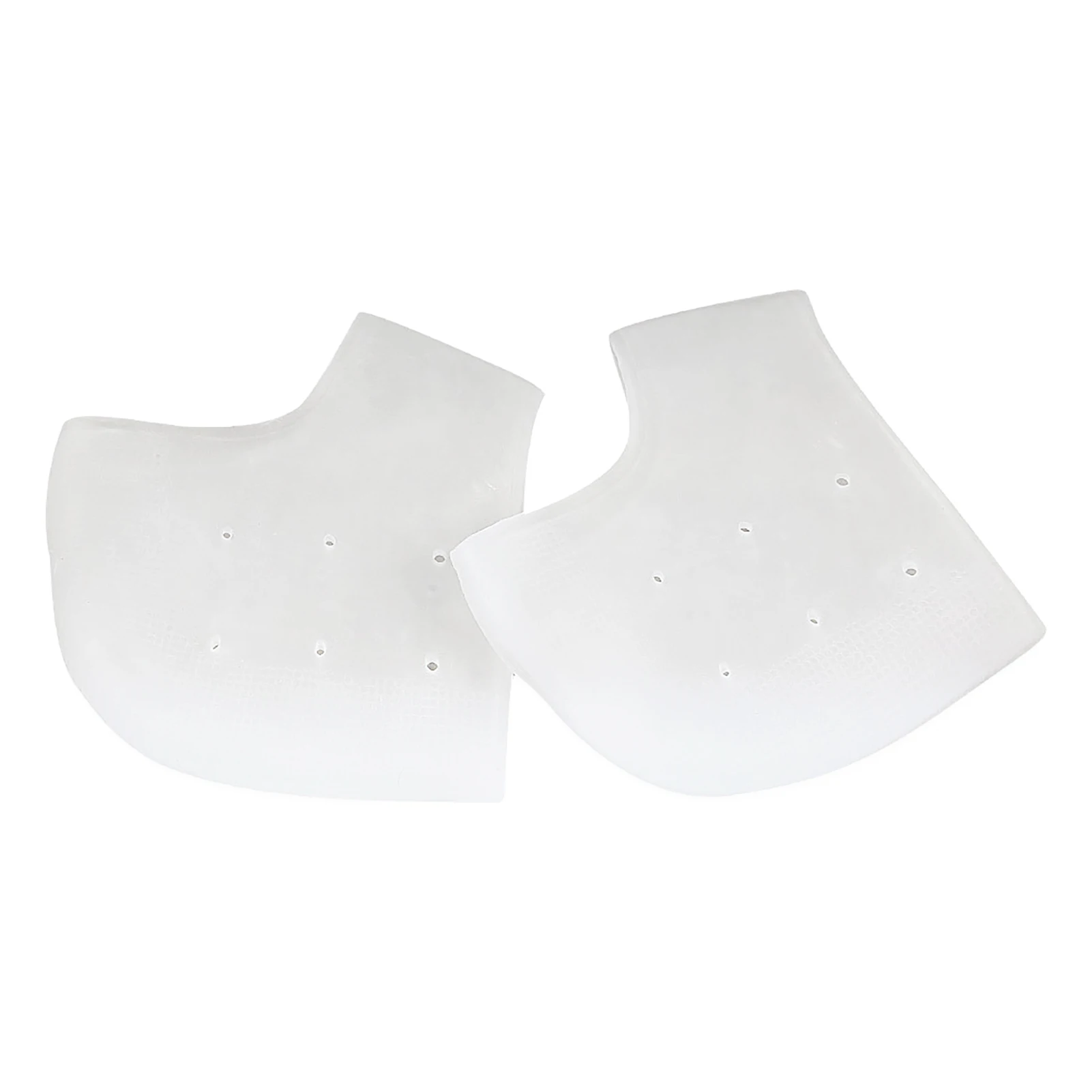 

2pairs Support Comfortable Gel Heel Pads Soft Universal Unisex With Hole Portable SEBS Relief Plantar Fasciitis Protection Cover