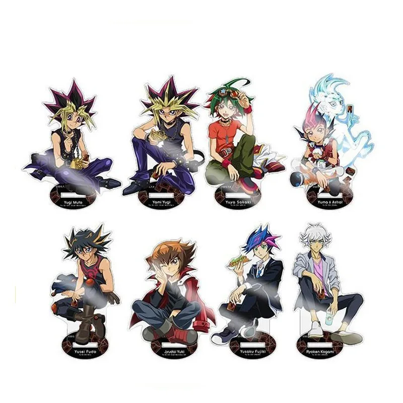 Игрушечные фигурки Yugi Mutou, акриловая подставка, аниме поединки монстров, экшн-фигурка, украшение, модель, аксессуары, подарок, искусственная наружность