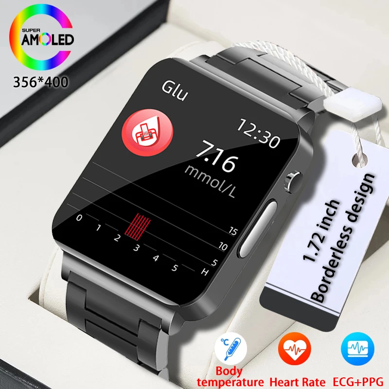 

2023New ECG+PPG Smart Watch Men Laser Treatment Of Hypertension Hyperglycemia Hyperlipidemia Heart Rate Healthy Sport Smartwatch