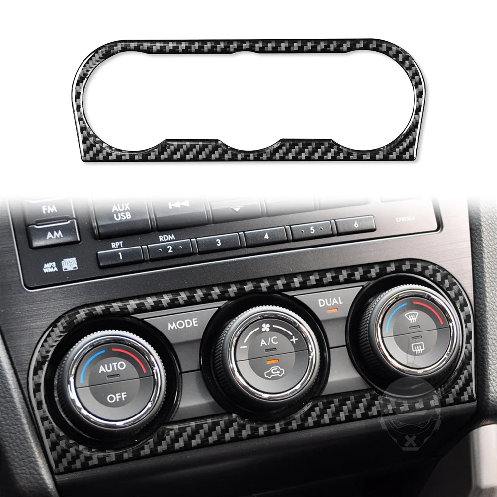 

For Subaru Forester 13-18 Air Conditioning Panel Carbon Fiber Decorative Sticker