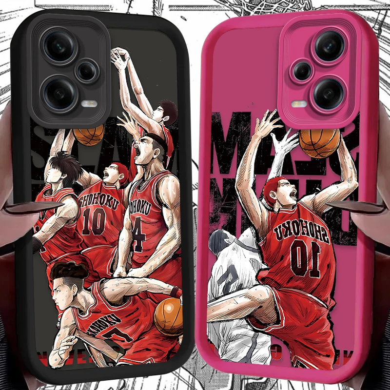 Мягкий силиконовый чехол Anime Slam Dunk для Xiaomi Redmi Note 13 12 11 Pro Plus 4G 5G 12S 11S 10S 10 9 9S 14C 13C 12C A3