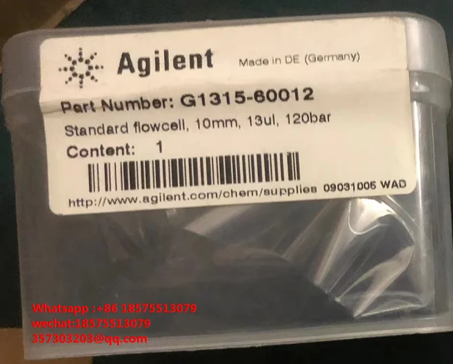 

For Agilent G1315-60012 Standard Flowcell 10mm 13ul 120bar Circulation Pool New G1315 60012