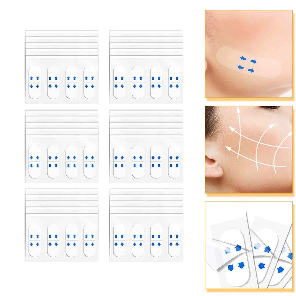 

Лента для подтяжки лица, полоски для подтяжки шеи, наклейки, редуктор, исправление подбородка, невидимые ленты для глаз, морщины, блестящий клей