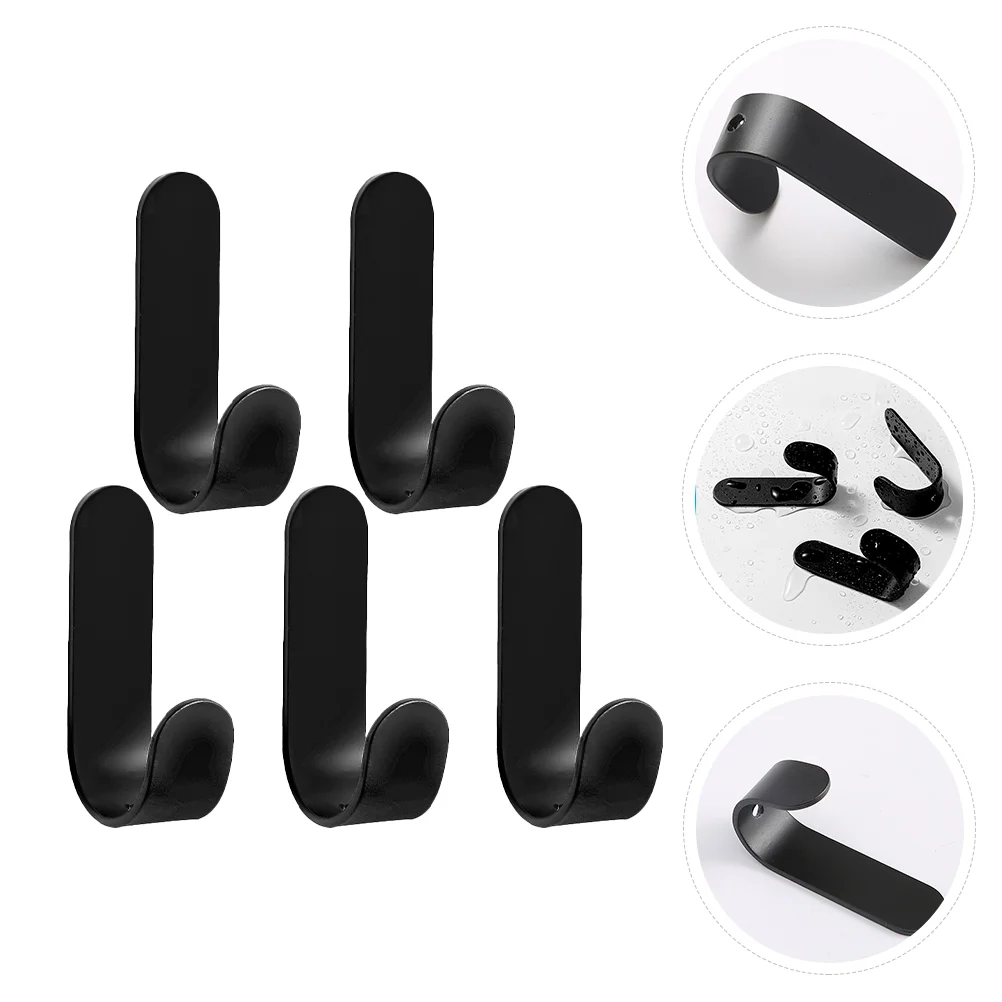 

5pcs Pasting Hook Good Safe Nice Unique Hook Organizer Tool Decor Hook for Decor