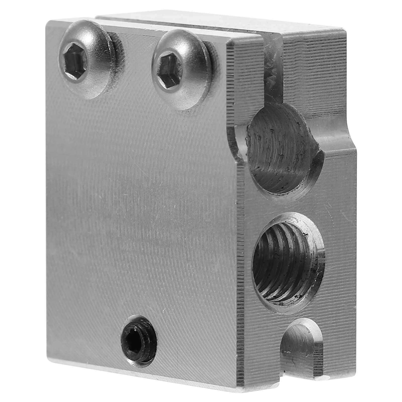 1pc Hot End Heater Block Aluminum Extruder Heating Block for 3D Printer