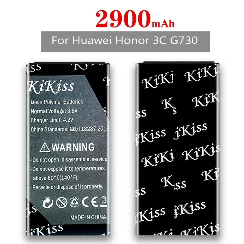 Аккумулятор KiKiss 2900 мАч HB4742A0RBC для мобильного телефона Huawei Honor 3C G730 H30-T00 T10 U10 G730L H30