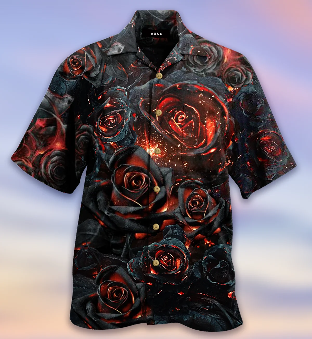 

2022 Spring Summer New Men's Clothing Hawaii Landscape 3D Printing Short Sleeve Shirts Men's Social Cardigan Shirts