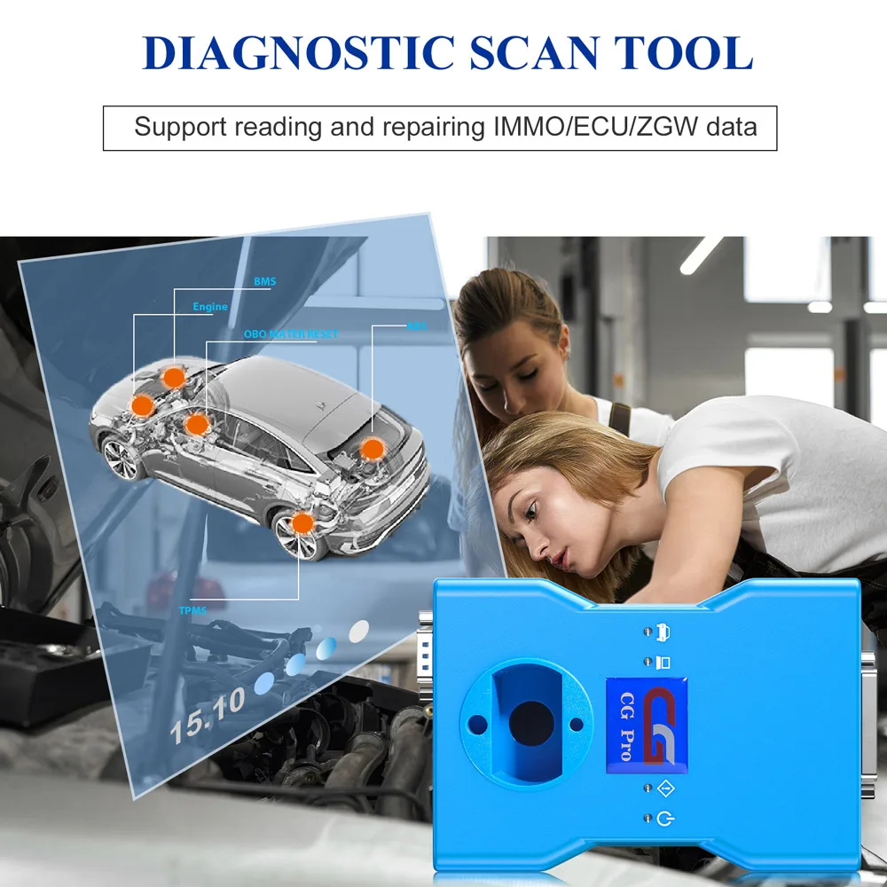 Полная версия программатора CG Pro 9S12 со всеми адаптерами включая Новый адаптер CAS4