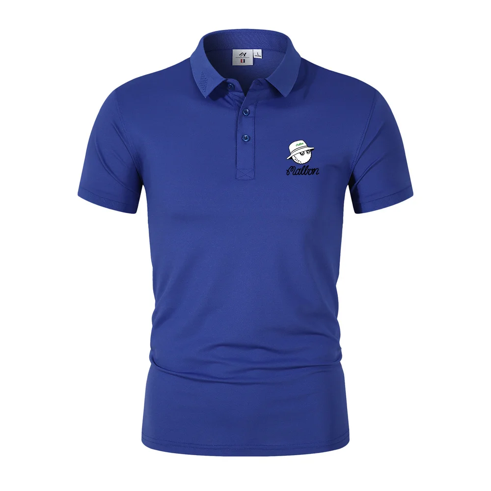 2023 New Summer Men's and Women's T-shirts Fashion Top Short Sleeve Printed Malbon Casual Sports Baseball Jersey Golf Polo Shirt