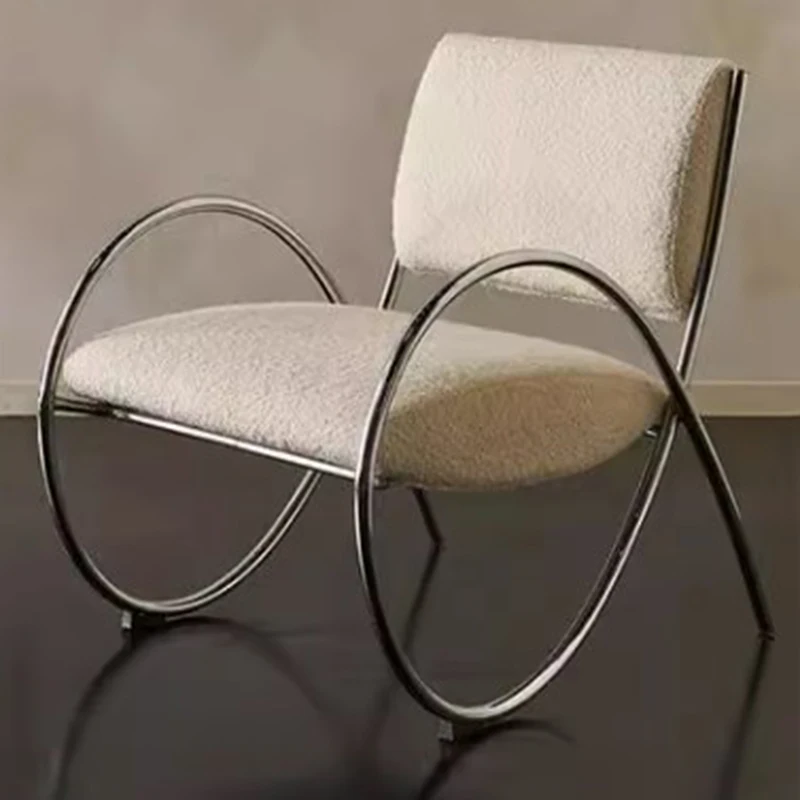 Симпатичные Бархатные простые стулья для гостиной недорогие эргономичные