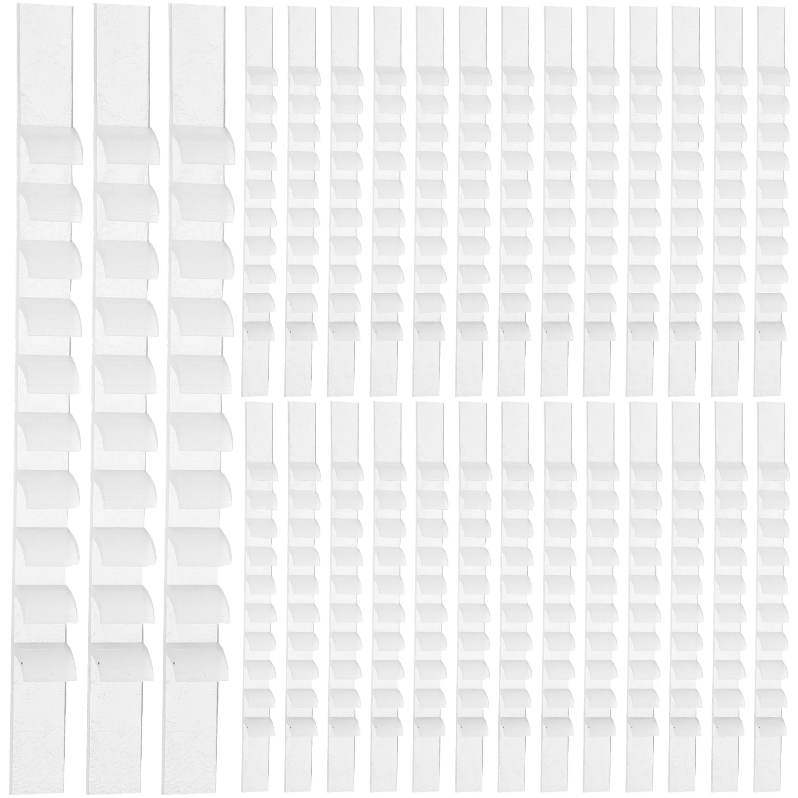 

100 pcs Non-skid Hanger Grips Clothing Hanger Strips Adhesive Clothes Hanger Grips