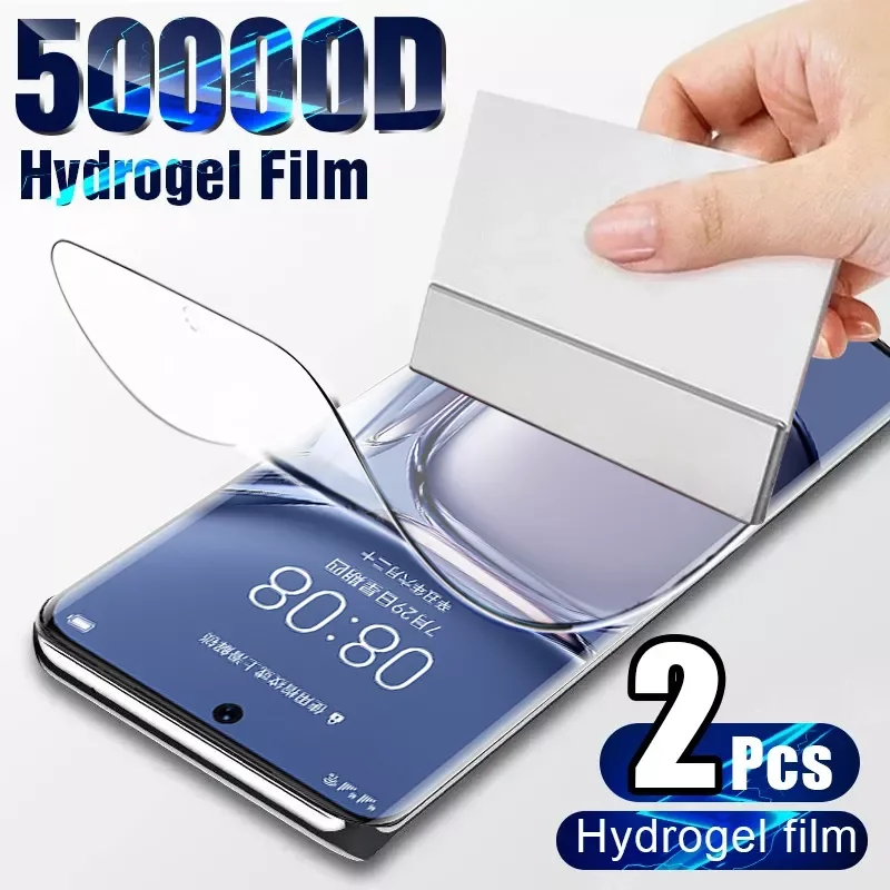 

Full Cover Hydrogel Film For Huawei P50 Pro Screen Protector For Huawei P10 P20 P30 P40 Pro Lite P Smart Z Soft Protective Film