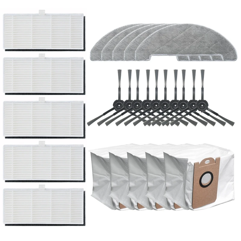 

Mop Cloth HEPA Filters Side Brushes Dust Bag for VIOMI S9 Vacuum Cleaner Cleaning Brush Replacement Parts Accessories