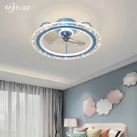 modern ceiling fan led acrylic lamp is suitable for bedroom dining room and living room