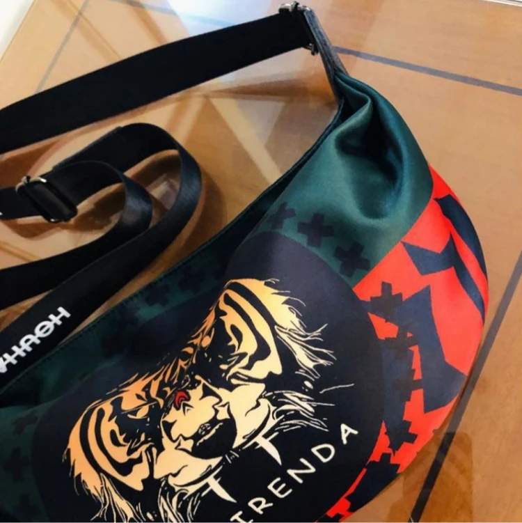 Винтажная нейлоновая поясная сумка для женщин модный дизайнерский роскошный