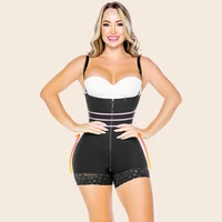 shapewear for women with zipper tummy control fajas colombianas girdles butt lifter bodysuit slimmer lingerie