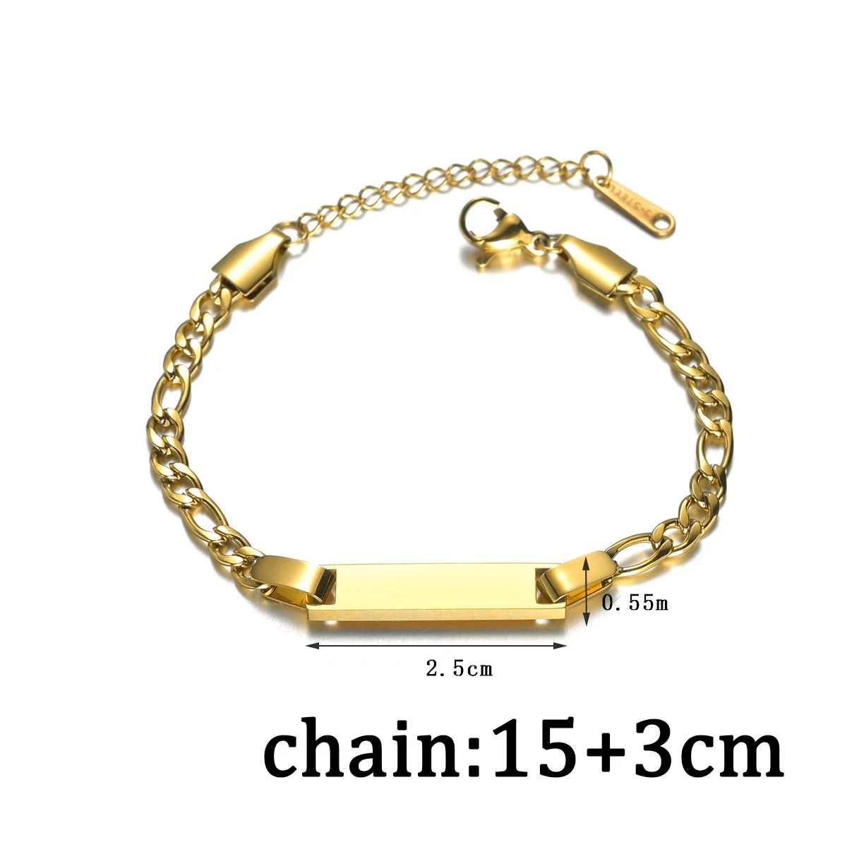 Браслет с бриллиантами персонализированная гравировка имени даты арабское