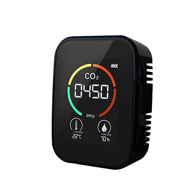 

Air Quality Monitor CO2 Monitor Indoor Carbon Dioxide Detector- Portable Air Quality Tester With Humidity Monitor LCD