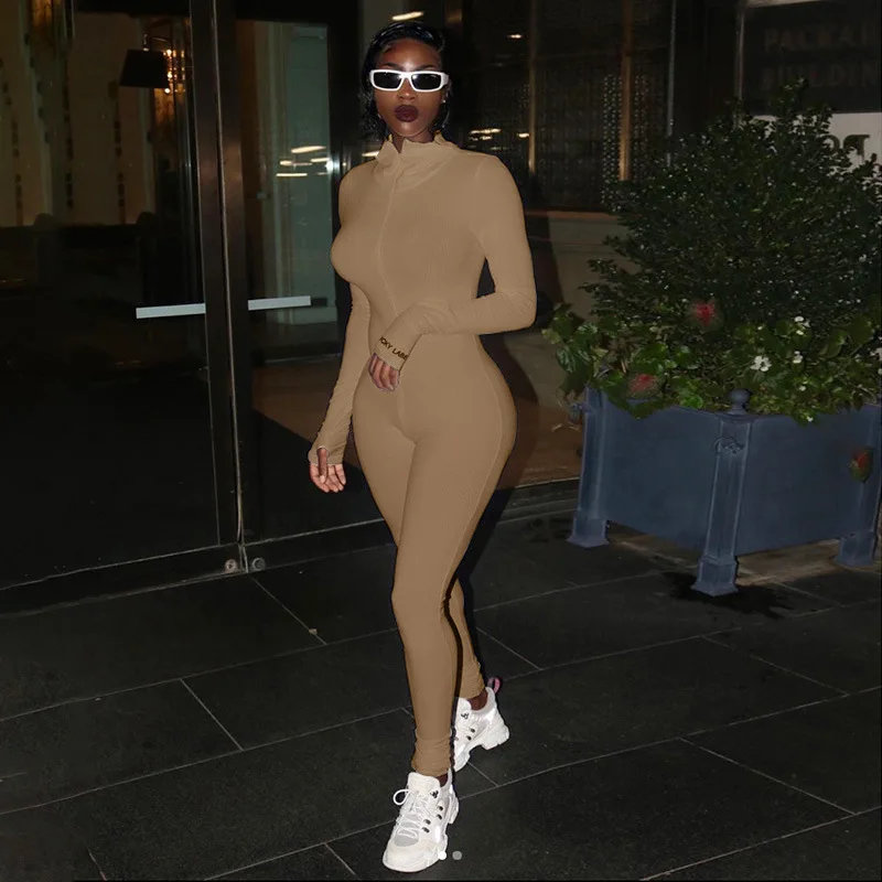 Уличная одежда белый черный вязаный сексуальный облегающий комбинезон женские