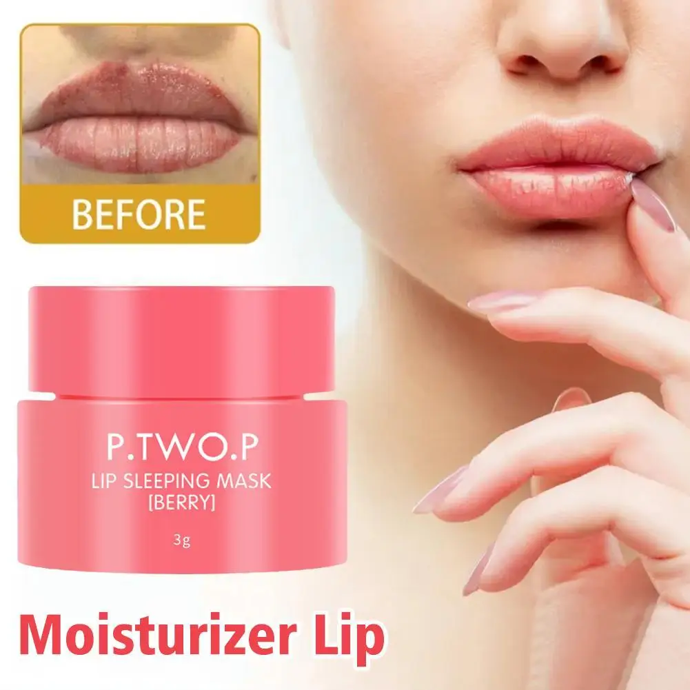 

Korea Lips Care Lip Sleep Mask Night Sleep Hydrated Maintenance Lip Balm Pink Lips Whitening Cream Nourish Protect