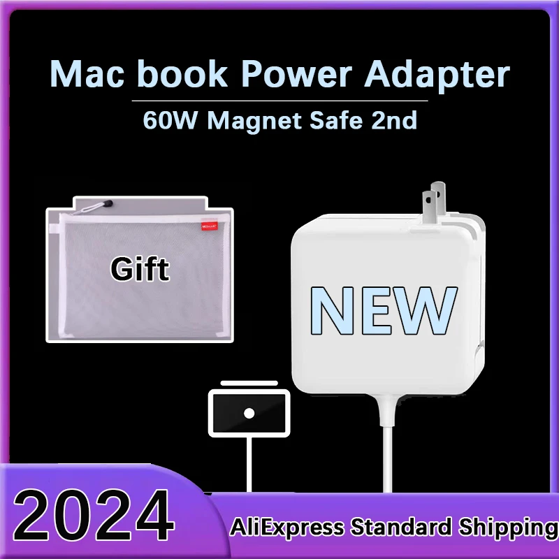 

60W Laptop Charger For Macbook Pro 16.5V 3.65A Power Adapter Charger For Mac Book Pro A1502 A1425 Magnet T Tip After Mid 2012