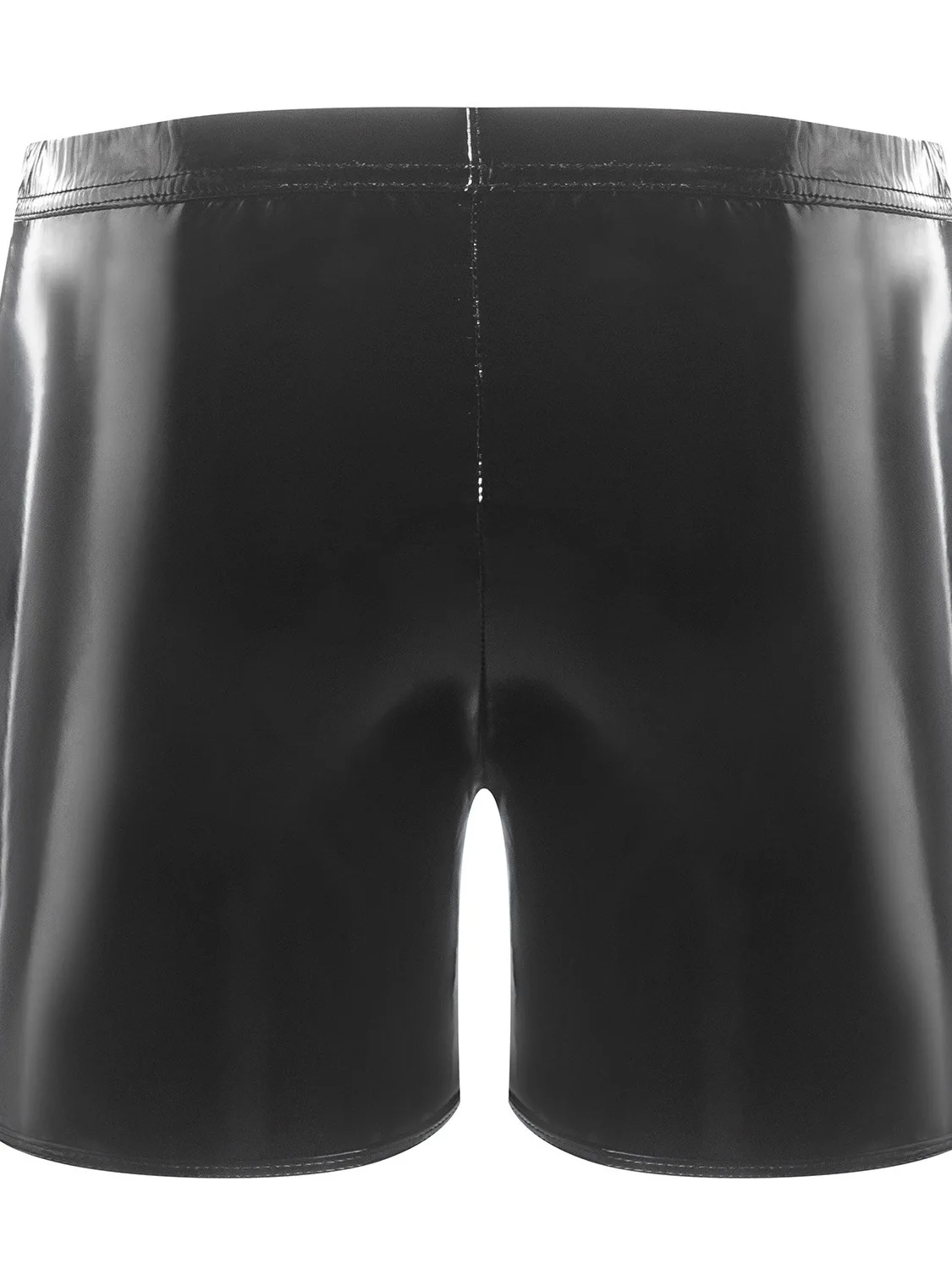 2024 новые сексуальные трусы из ПВХ со средней талией яркие кожаные с открытой