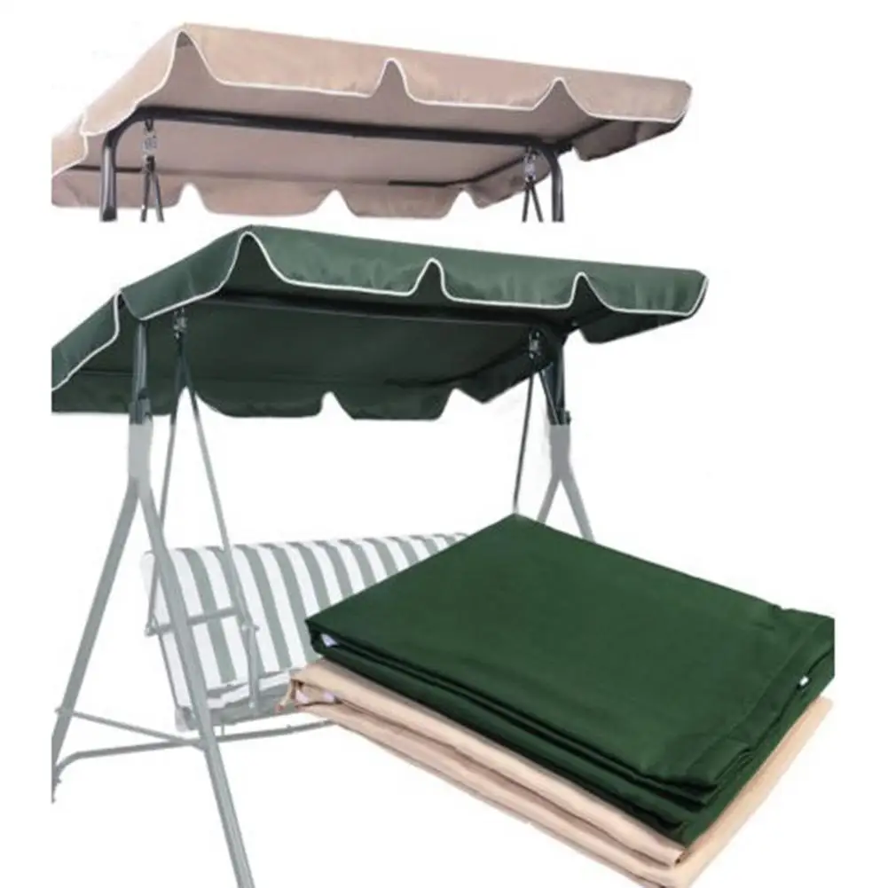 

210D Top Rain Cover Rain Ruffled Park Rain-Proof Cover Outdoor Patio Swing Chair Dust Covers Waterproof Swing Seat Top Cover