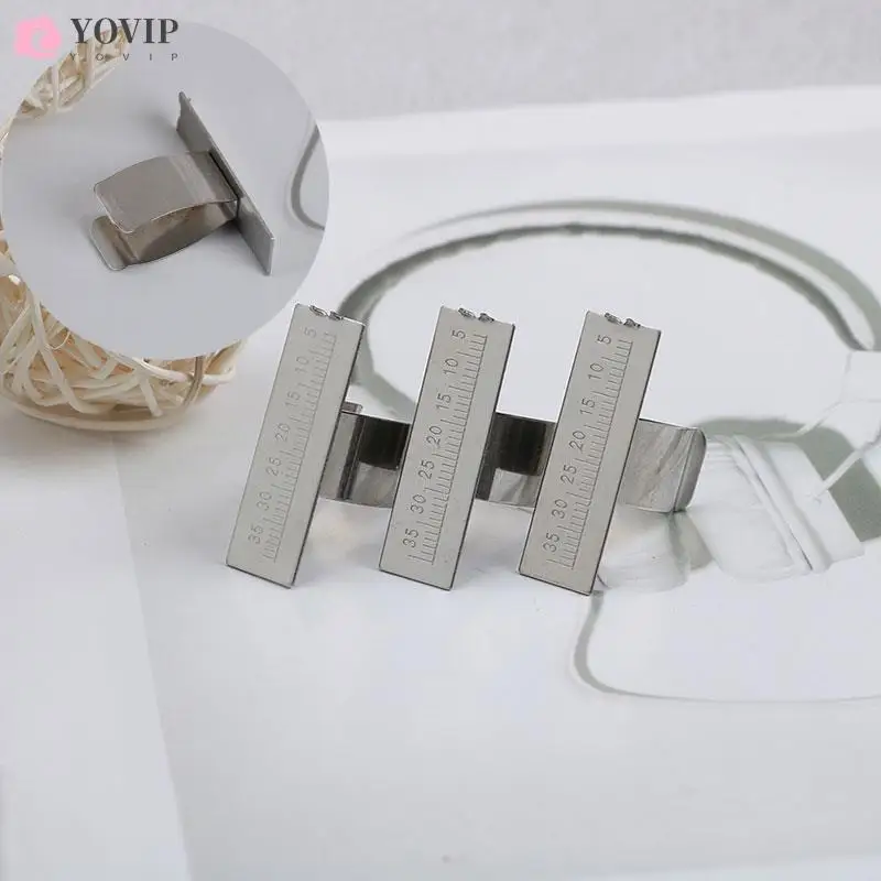 

High Quality 35mm Gauge Dental Finger Ruler Span Measure Scale Endodontic Instrument for Dentist Stainless Steel