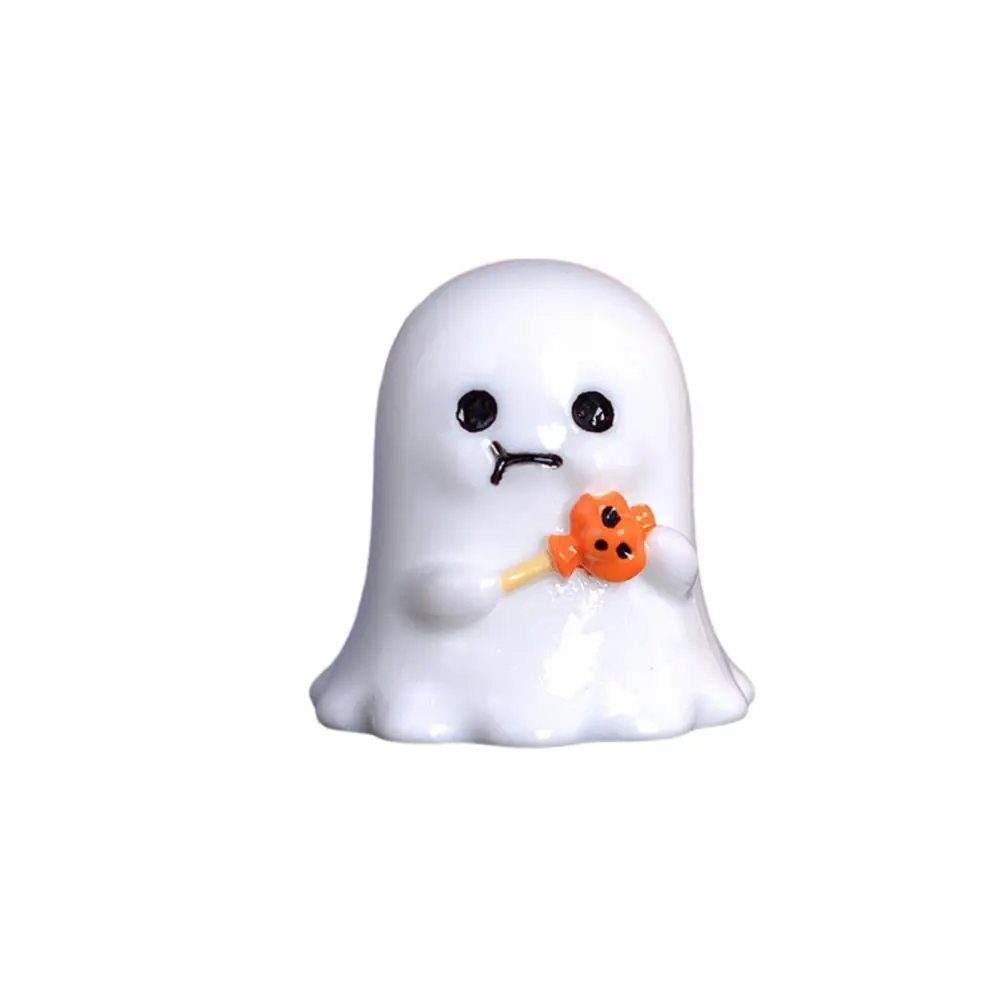 Настольное украшение призрака жуткий Хэллоуин мини-фигурка набор со шляпой