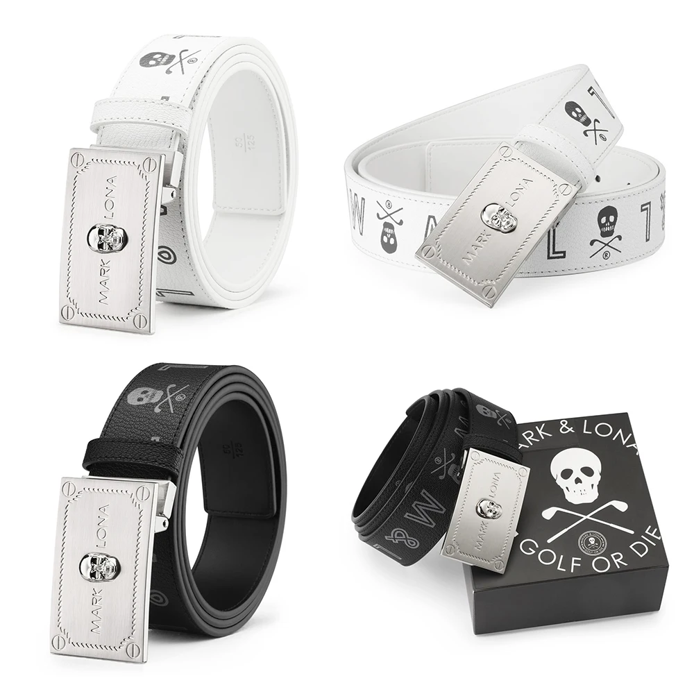 

Golf Belt Men's Golf Belt Alloy Buckle Leather Fashion Soft Length Free Cut Golf Accessories 125CM