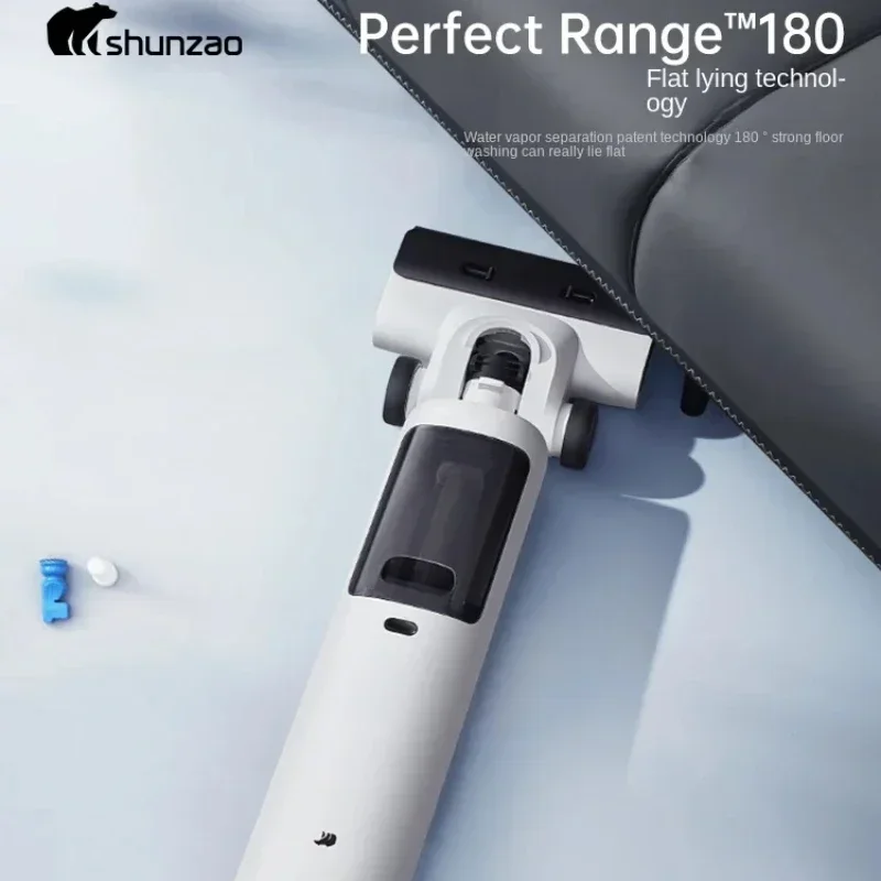 Shunzao Z30 Máquina De Reboque Sucção Limpeza Tot Magyar Automática Secagem A Ar Quente Lavar Plana