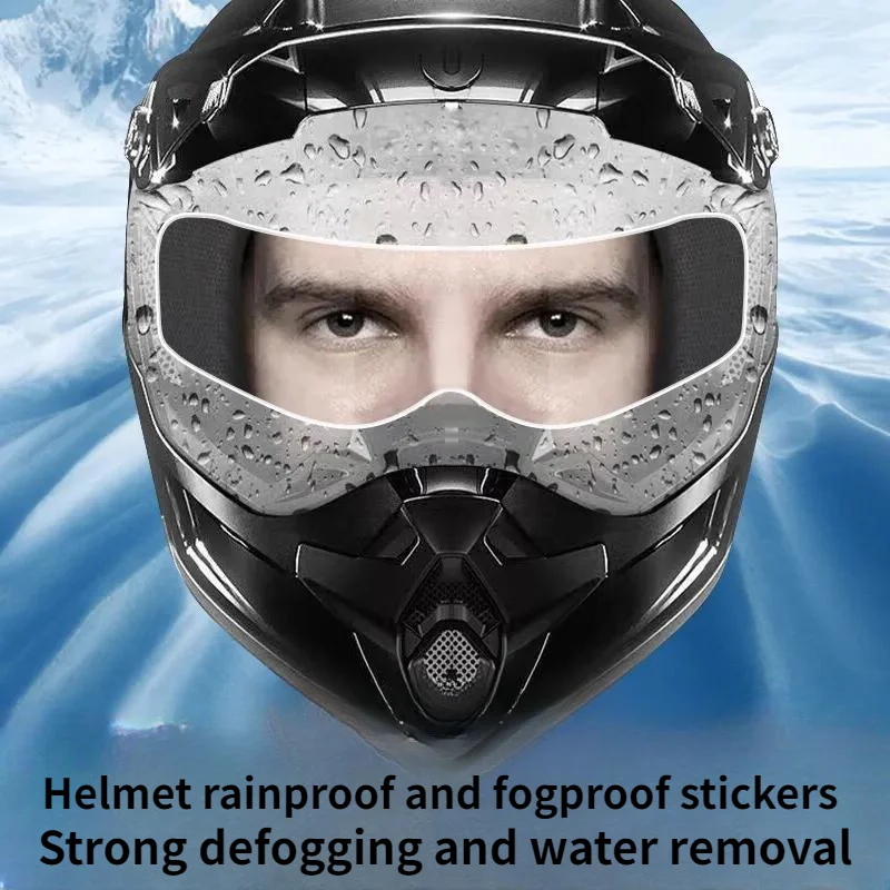 

Motorcycle Helmet Anti-fog Film and Rain Film Helmet Lens Anti-fog and Rain Stickers Safe Driving Helmet Accessories