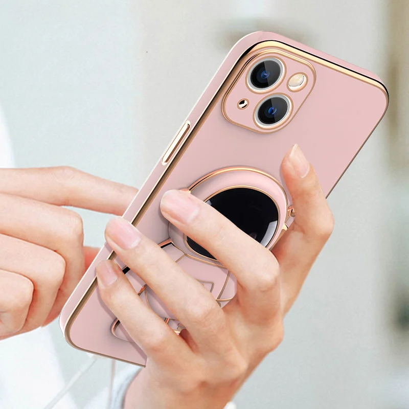Флип с кронштейном для 3D астронавта чехол камеры iPhone 131112 Pro Max 13 XS XR x 78 plus 11 |