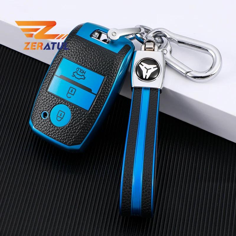 

Чехол для автомобильного ключа с дистанционным управлением для Kia Ceed Cerato Optima Rio Rio5 Sorento Sportage R K3 KX3 K4 K5