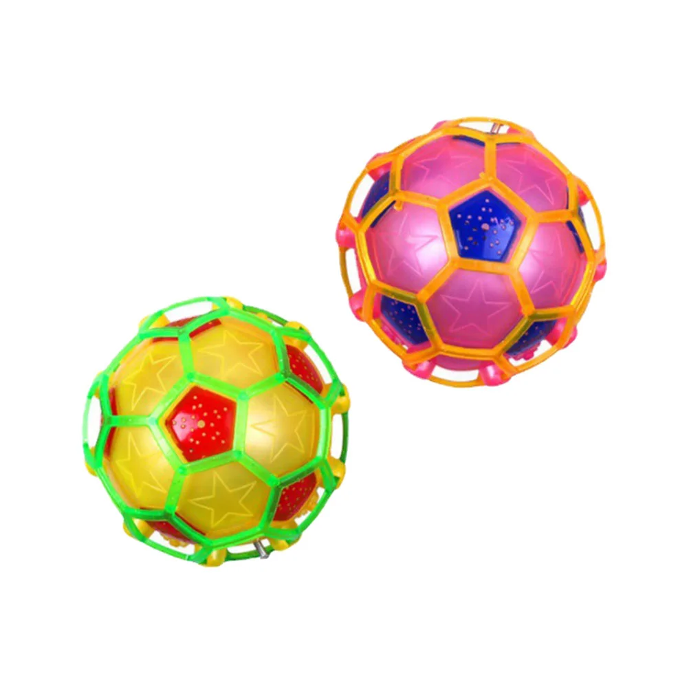 

Football Light Up Toys Bouncy Luminous Toy Kids Soccer Dancing Jumping Jump Musical Led Flashing Sports Wrist Bounce Training