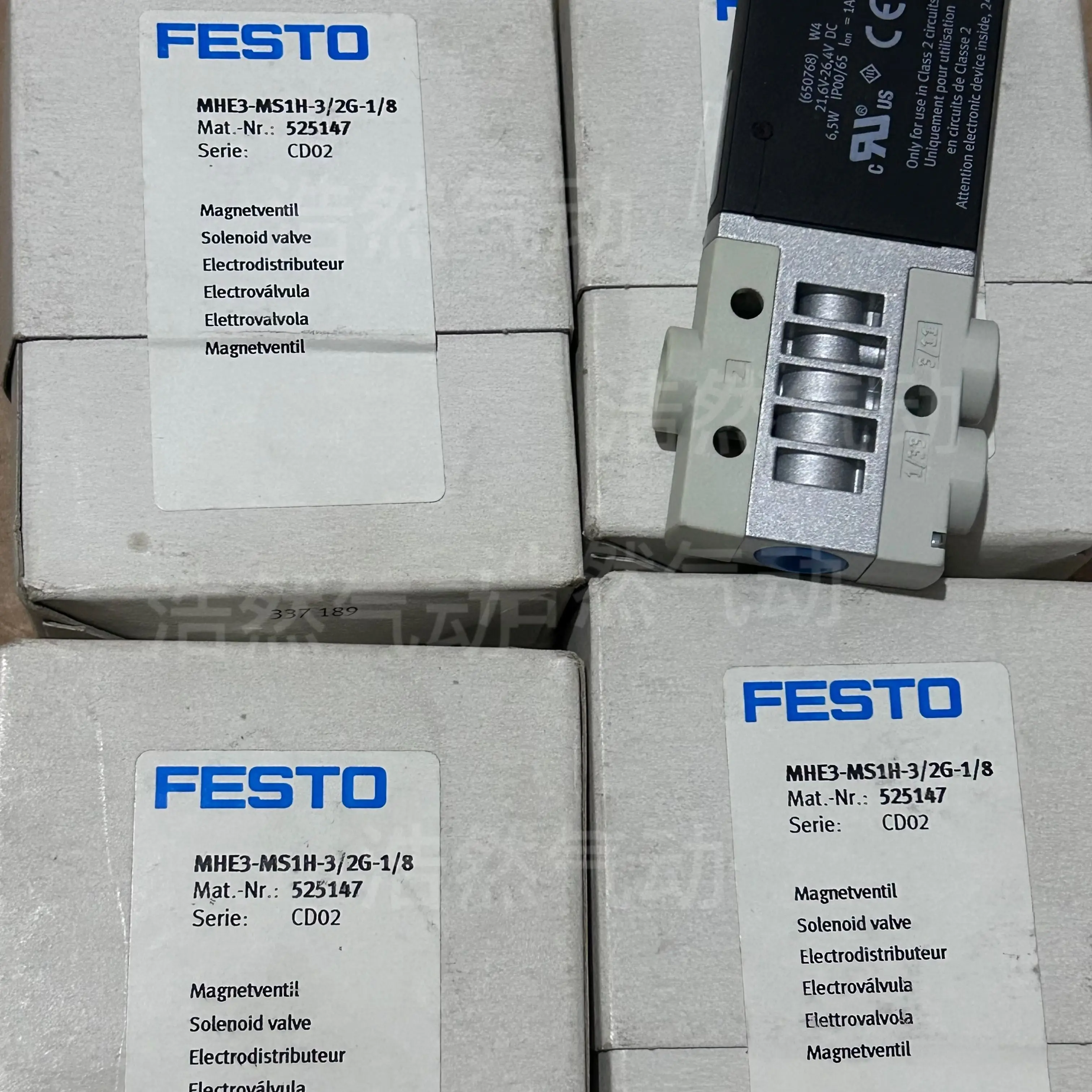 Оригинальный FESTO Festo 525147 Электромагнитный клапан MHE3-MS1H-3/2G-1/8 в наличии