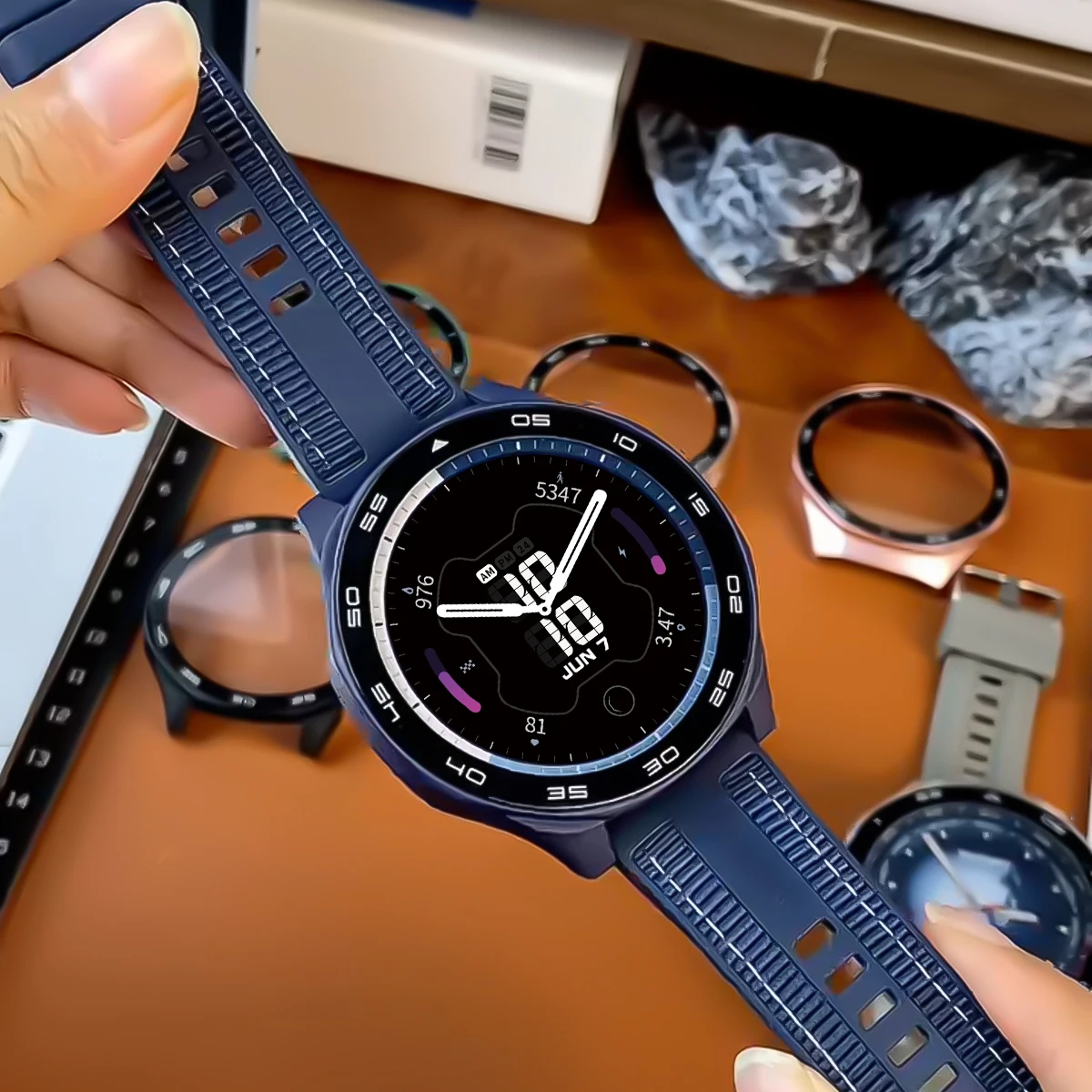 Фото ПК + чехол из закаленного стекла для Huawei Watch GT6 46 мм, полное покрытие, защитная пленка для экрана, бампер для часов GT6, 41 мм, защитные аксессуары №3