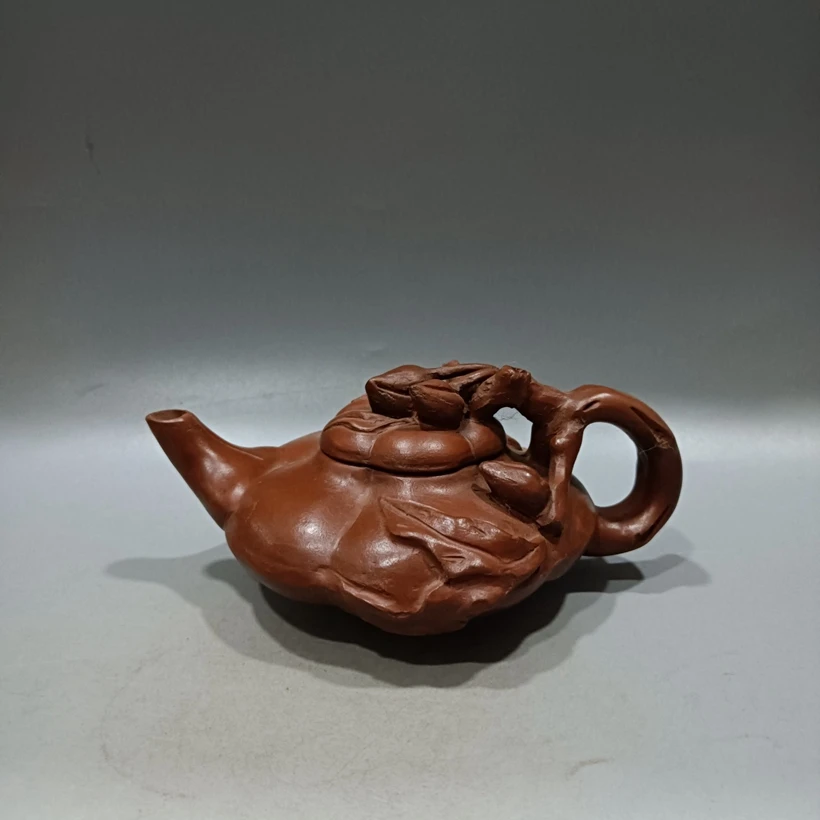 

Chinese Yixing Tea Pot Handmade Red Clay Teapot Purple Clay Pot Chen Mingyuan 300CC