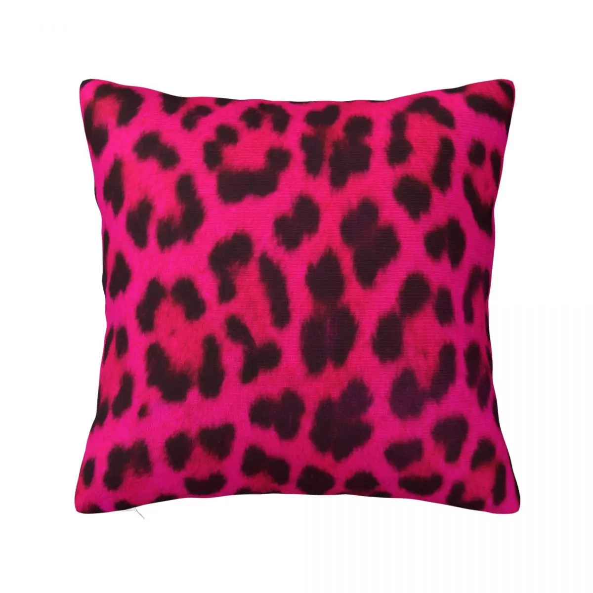

Leopard Print Pink Pillowcase Printing Polyester Cushion Cover Cheetah Animal Spot Throw Pillow Case Cover Home Square 45*45cm