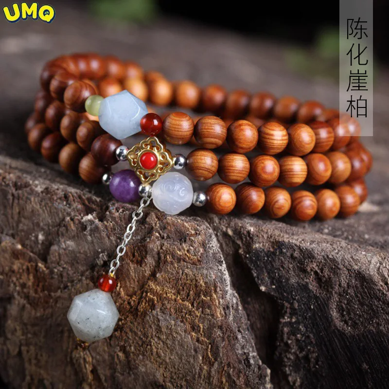 

Chen Huayabai Diy Er Gold Drag Purple Bracelet 0.6 × 108 Male and Female Decorative Bracelet Beads