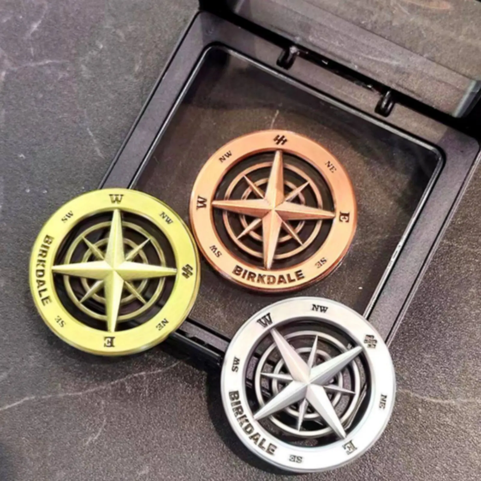 Маркер для гольфа Compass: модный дизайн, полый, уникальный, портативный, для игры на гольф-поле (art.: 3920db17b4147) - 3920db17b4147